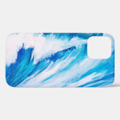 海波:ブルーマリン水カラー美しい。 Case-Mate iPhoneケース (裏面 (横))