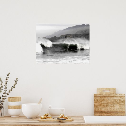 海波 ポスター (キッチン)