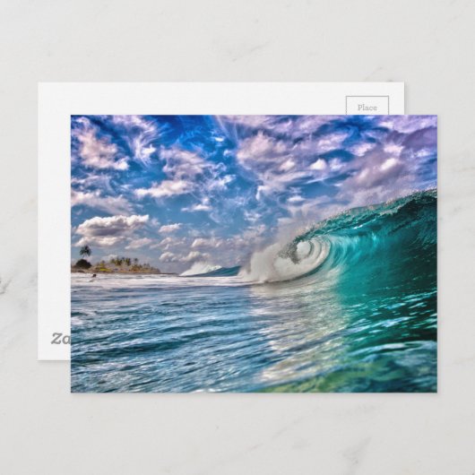 海波 ポストカード (正面/裏面)