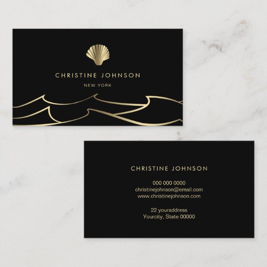 海波 名刺 (正面/裏面)