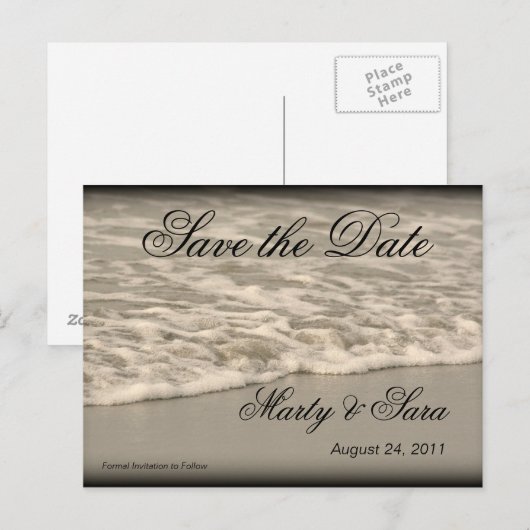 海波 案内ポストカード (正面/裏面)