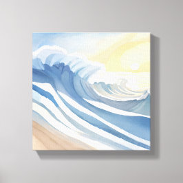 海波 | 水色(青) キャンバスプリント