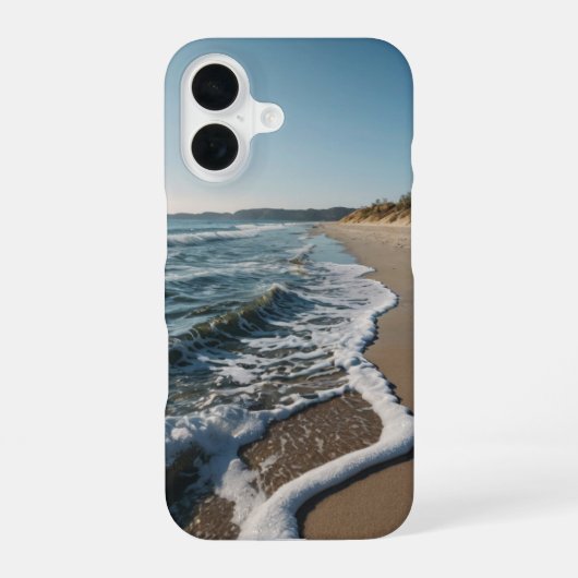 海波 iPhone 16ケース (裏面)