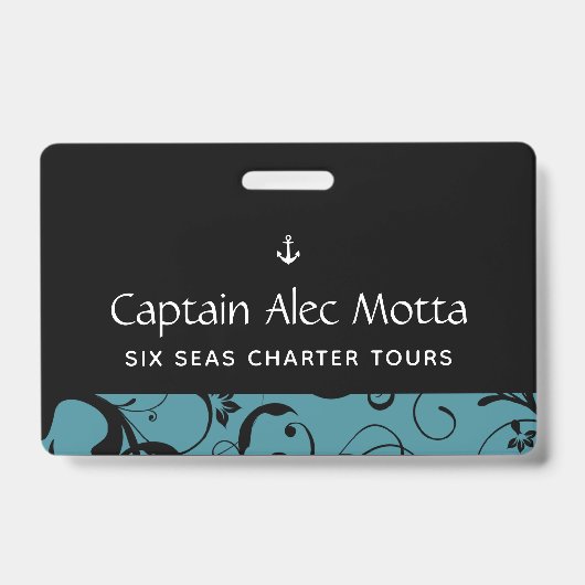 海洋いかりプロダマスク バッジ (正面)