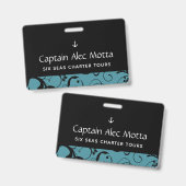 海洋いかりプロダマスク バッジ (正面＆裏面)