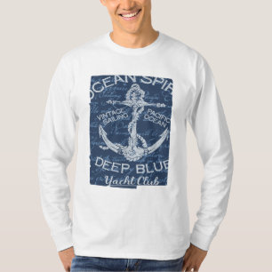 海洋いかり – ヨットクラブパラダイス航海のト Tシャツ