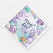 海洋おもしろいマーメイド誕生日V1 ID1142 (コーナー)