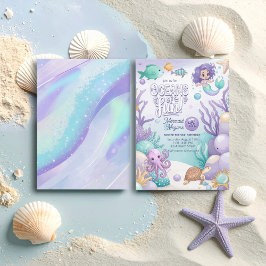 海洋おもしろいマーメイド誕生日V1 ID1142 シーズンカード