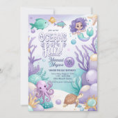 海洋おもしろいマーメイド誕生日V1 ID1142 シーズンカード (正面)