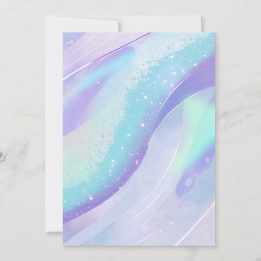 海洋おもしろいマーメイド誕生日V1 ID1142 シーズンカード (裏面)