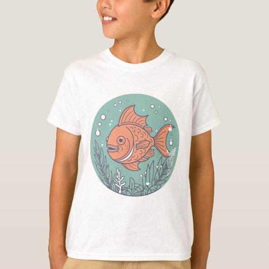 海洋に合わせて – World Oceans Day Unity Design Tシャツ (正面)