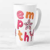 海洋に対する共感を広げる カフェラテマグ (右アングル)