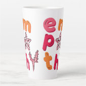 海洋に対する共感を広げる カフェラテマグ (正面)