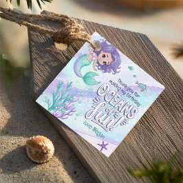 海洋のおもしろいマーメイドありがとうV1 ID1142 フェイバータグ