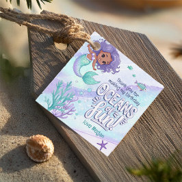 海洋のおもしろいマーメイドありがとうV2 ID1142 フェイバータグ