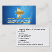 海洋のアクアリウムの名刺 名刺 (正面/裏面)