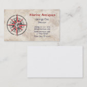 海洋のアンティーク 名刺 (正面/裏面)