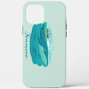 海洋のクジラ iPhone 12 PRO MAX ケース