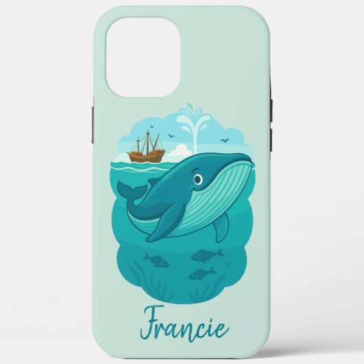 海洋のクジラ Case-Mate iPhoneケース (裏面)