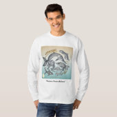 "海洋のバランスを育む" Tシャツ (正面フル)