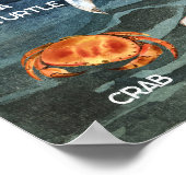 海洋の動物 | 教育学習教室 ポスター (角)