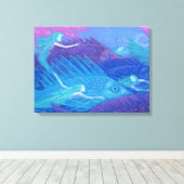 海洋の放浪者 キャンバスプリント (インサイチュ (ウッドフロア))