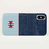 海洋の旗の夏を造る航海のな海上ボート Case-Mate iPhoneケース (裏面(横))