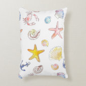 海洋の生命とアンカー アクセントクッション (正面(垂直))