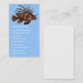 海洋の生物学者の名刺 名刺 (正面/裏面)