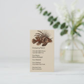 海洋の生物学者の名刺 名刺 (スタンド正面)