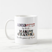 海洋の祖母の神の恩寵 コーヒーマグカップ (左)