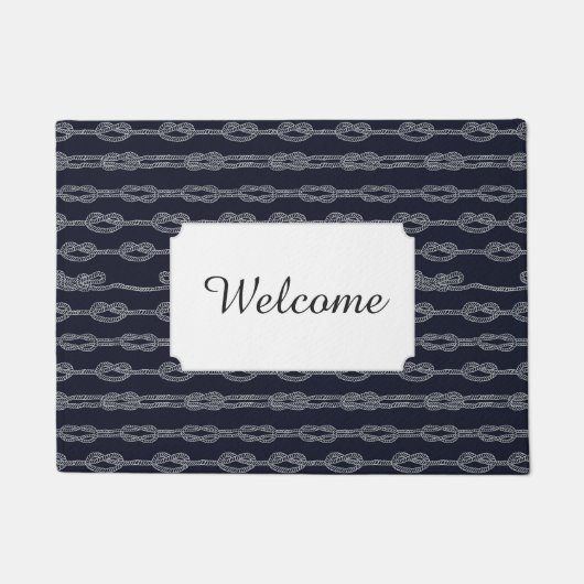 海洋の結合型|はあなたの文字を加えます ドアマット (正面)