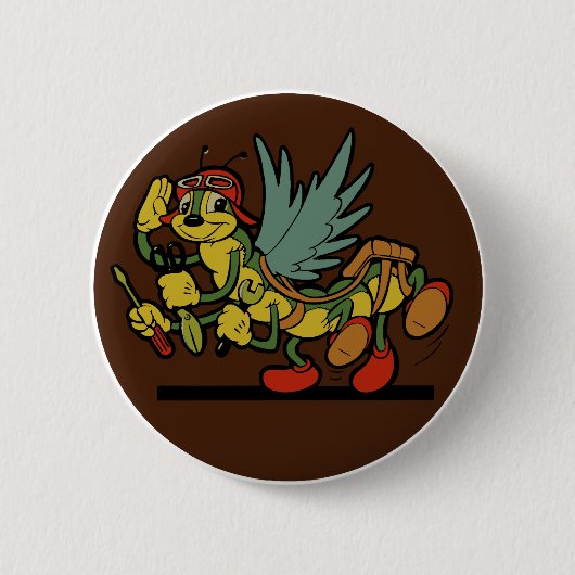 海洋の航空艦隊パッチ 缶バッジ (正面)