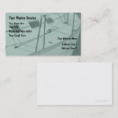 海洋の船遊びの名刺 名刺 (正面/裏面)