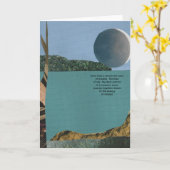 海洋の色 カード (黄色い花)