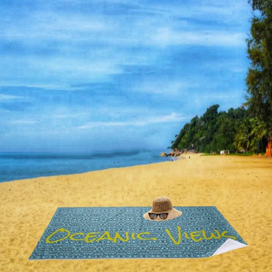 海洋の見解 ビーチタオル