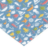 海洋の記号パターン テーブルクロス (アングル)