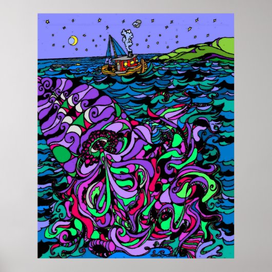 海洋の謎 ポスター (正面)