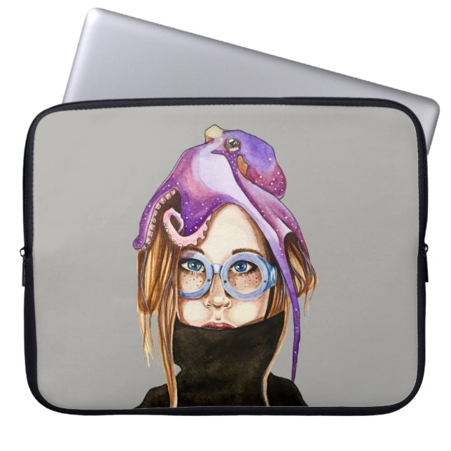 海洋の驚き ラップトップスリーブ (正面)