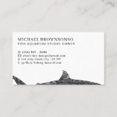 海洋の魚　サメ コーリングカード (裏面)