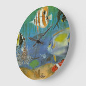 海洋の ラージ壁時計 (傾斜)