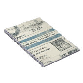 海洋をテーマにしたノート ノートブック (右側)