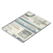 海洋をテーマにしたノート ノートブック (左側)