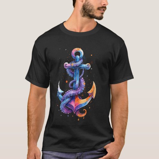 海洋アンカータコ Tシャツ (正面)