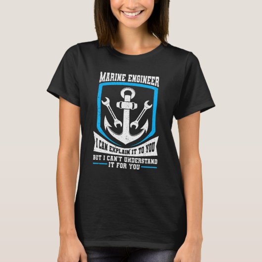 海洋エンジニアリング海洋エンジニアリング海洋エンジニアリング Tシャツ (正面)