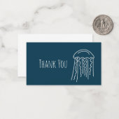 海洋クラゲ水中競技海生活 ノートカード (正面/裏面インサイチュ)