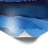 海洋コバルト曲線 フォトプリント            (角)