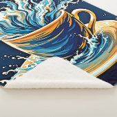 海洋コーヒースプラッシュ シェルパブランケット (3/4)