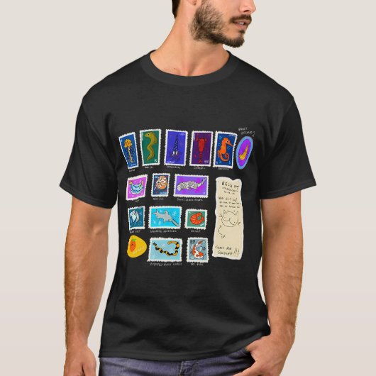 海洋スタンプ Tシャツ (正面)