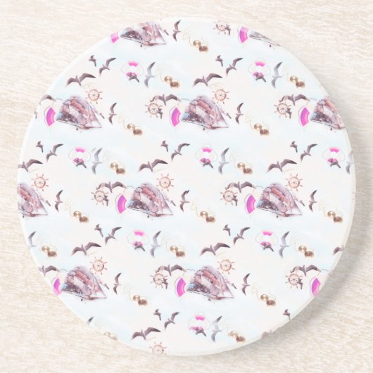 海洋パターン コースター (正面)